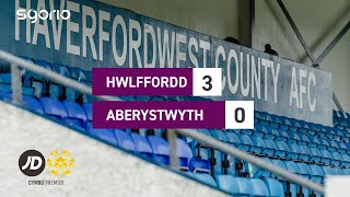 Uchafbwyntiau / Highlights | Hwlffordd 3-0 Aberystwyth