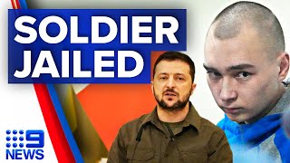 Russian soldier sentenced to life in prison for war crimes in Ukraine | 9 News Australia