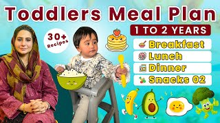 Healthy Meal Plan for 1 to 2 years babies | Part 01| Nutritious \u0026 Easy recipes