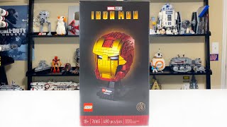 LEGO Marvel Avengers 76165 IRON MAN HELMET Review! (2020)