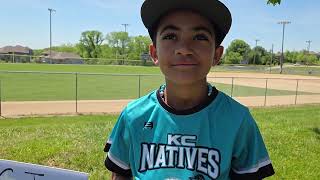 1st Home Run - CJ Hicks-Jackson 7U KC Natives