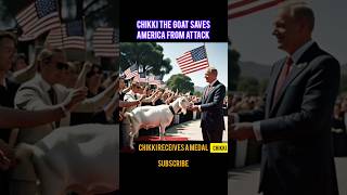 Chikki the goat saves america from cyber attack 😱😳#ai