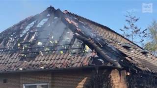 Wohnhausbrand in Schortens