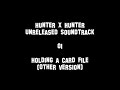 hunter x hunter unreleased soundtrack holding a card file other version