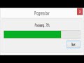C# Tutorial - Progress Bar | FoxLearn