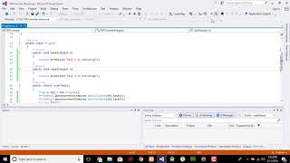 166 C# Program to Create Thread Pools