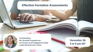 Webinar - 227 - Effective Formative Assessments