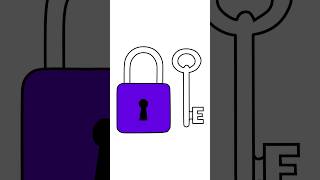 Learn How to Draw Lock and key step by step
