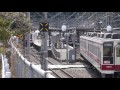 東武鬼怒川線・新藤原駅　試運転車両と普通列車発着 12.mar.2017 11 15 33