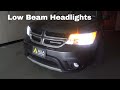 Change | Replace Dodge Journey Headlights Low Beam | LED Bulb Install