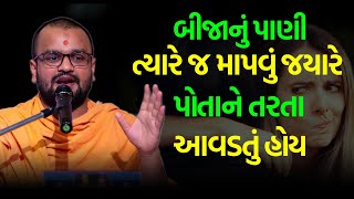 બીજાનું પાણી ત્યારે જ માપવું ~ Gnanvijay Swami 2024 | BAPS Katha Pravachan | Swaminarayan Katha