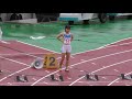 女子100m予選4組　u20日本選手権r01