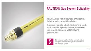 REHAU RAUTITAN GAS INSTALLATION PART 1