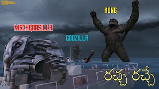 Godzilla and Kong FIGHT With Mechagodzilla | TITAN LAST STAND | PUBG MOBILE | VIGU 1.0
