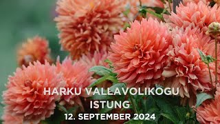 Harku Vallavolikogu erakorraline istung toimub 12. septembril 2024. a algusega kell 16:00