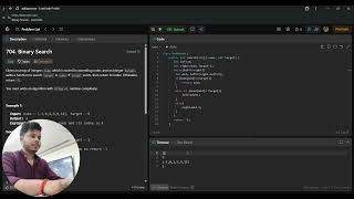 #LeetCode704 | Binary Search code | Java Solution | Easy Approach | "Thecodingadda"