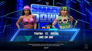 BWF- (SMACKDOWN) Thayna vs Bruna