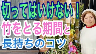 竹や木は切る時期がとても大切です。月の満ち欠けに起因すると思われますが、竹を切ってはいけない期間をご紹介します。