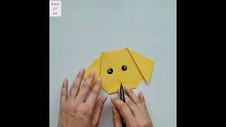 Paper Dog | Paper Toy | yt shorts | #shorts | Diary Of Art
