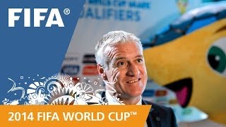 REPLAY: Deschamps (FRA) reaction to European draw
