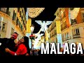 Malaga 🇪🇦 CHRISTMAS LIGHTS Costa del Sol Andalucía Spain 4K