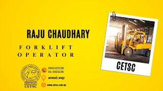 Raju Chaudhary - 9 Hours Forklift Machine Operation Course