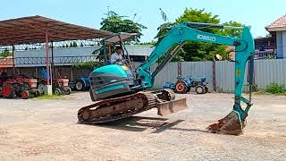 ขายรถขุดเล็ก KOBELCO SK55SR เก่านอก 095-9606108