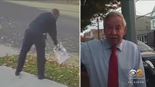 NYC workers, lawmaker seen taking down illegal Zeldin campaign signs