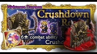 [FFRK] Nightmare Dungeon | Crushdown Record - Demon Wall (Nightmare) #332