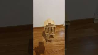 how  to    build tallest  building  with  kapla  blocks  #shorts