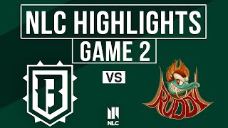 BDG vs RS Highlights Game 2 | NLC 2025 Winter Playoffs | Bulldog Esports vs The Ruddy Sack