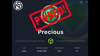 Hackthebox Precious Writeup | Nova Groups