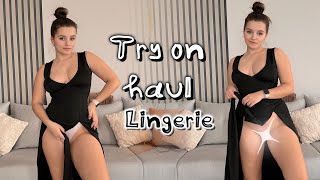 [4K USA] Novelty Underwear Try On Haul! NEW TRANSPARENT Dress REVIEW! How to Pick the Right Lingerie