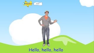 The Hello Song For Children | Preschool, Kindergarten, Learn English