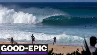 Epic Pipeline Barrels! North Shore Goes Off On Holiday Weekend