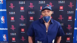 Russell Westbrook Postgame Interview | Rockets vs Mavericks | July 31, 2020