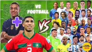 Mbappe and Hakimi vs Football Legends (Mbappe and Hakimi vs Football)