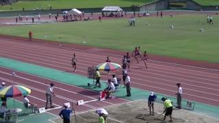 20160827静岡ジュニアオリンピック予選　男子Ｃ100ｍ予選3組