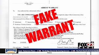 Video: Tulsa County Sheriff warns against fake arrest warrant scam