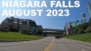 Driving Niagara Falls 4K 🇨🇦 - August 2023