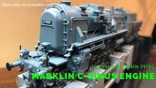 Marklin H0 C Sinus engine Test