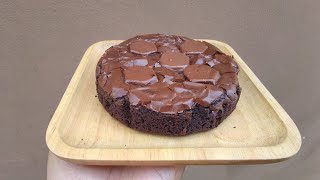 บราวนี่โกโก้น้ำมันพืช Cocoa Brownie  บราวนี่หน้าฟิล์ม เนื้อหนึบ สูตรบราวนี่ลดต้นทุน