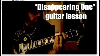 DISAPPEARING ONE by Chris Cornell - Guitar Lesson