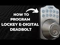 How to Reset/Program Lockey E-Digital Door Lock