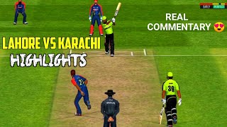 Lahore Qalandars Vs Karachi Kings | Highlights | RC20 | Real commentary