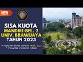 SISA KUOTA JALUR MANDIRI GELOMBANG 2 UNIVERSITAS BRAWIJAYA TAHUN 2023