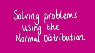Solving problems using the normal distribution | Unit 3 and 4 VCE Maths Methods