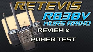 Retevis RB38V MURS Radio Review