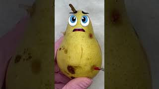 Pear needs emergency worm removal surgery #shorts