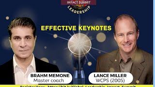 Effective keynotes with lance Miller - Global Keynote Challenge